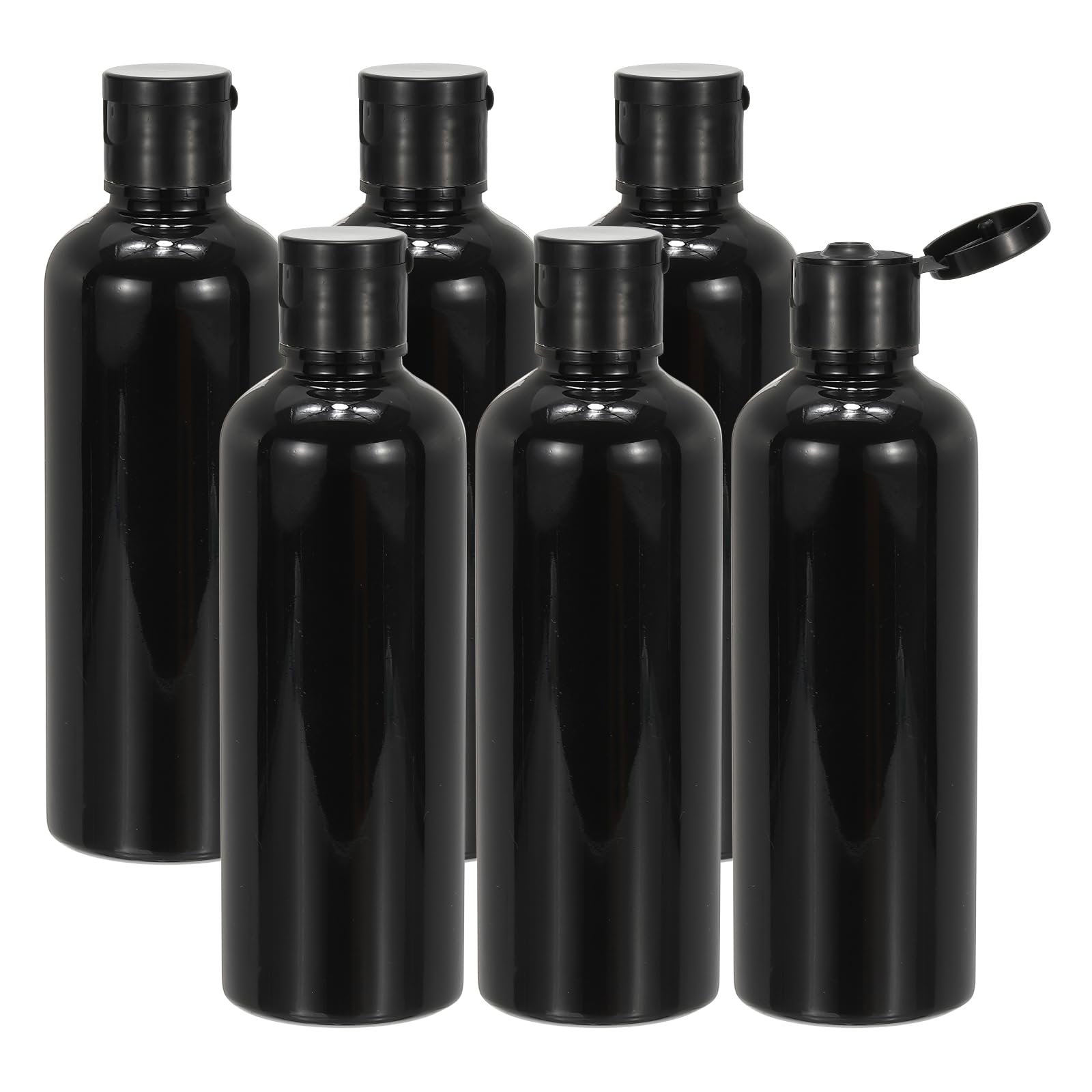 PATIKIL Travel Bottles with Flip Cap, 6 Pcs 3.4 Oz(100ml) Leak Proof Refillable Empty Dispenser Container Squeeze Bottle for Shampoo Toiletries Lotion