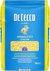 De Cecco Macarrão Italiano De Grano Duro Alfabeto No. 173 500G