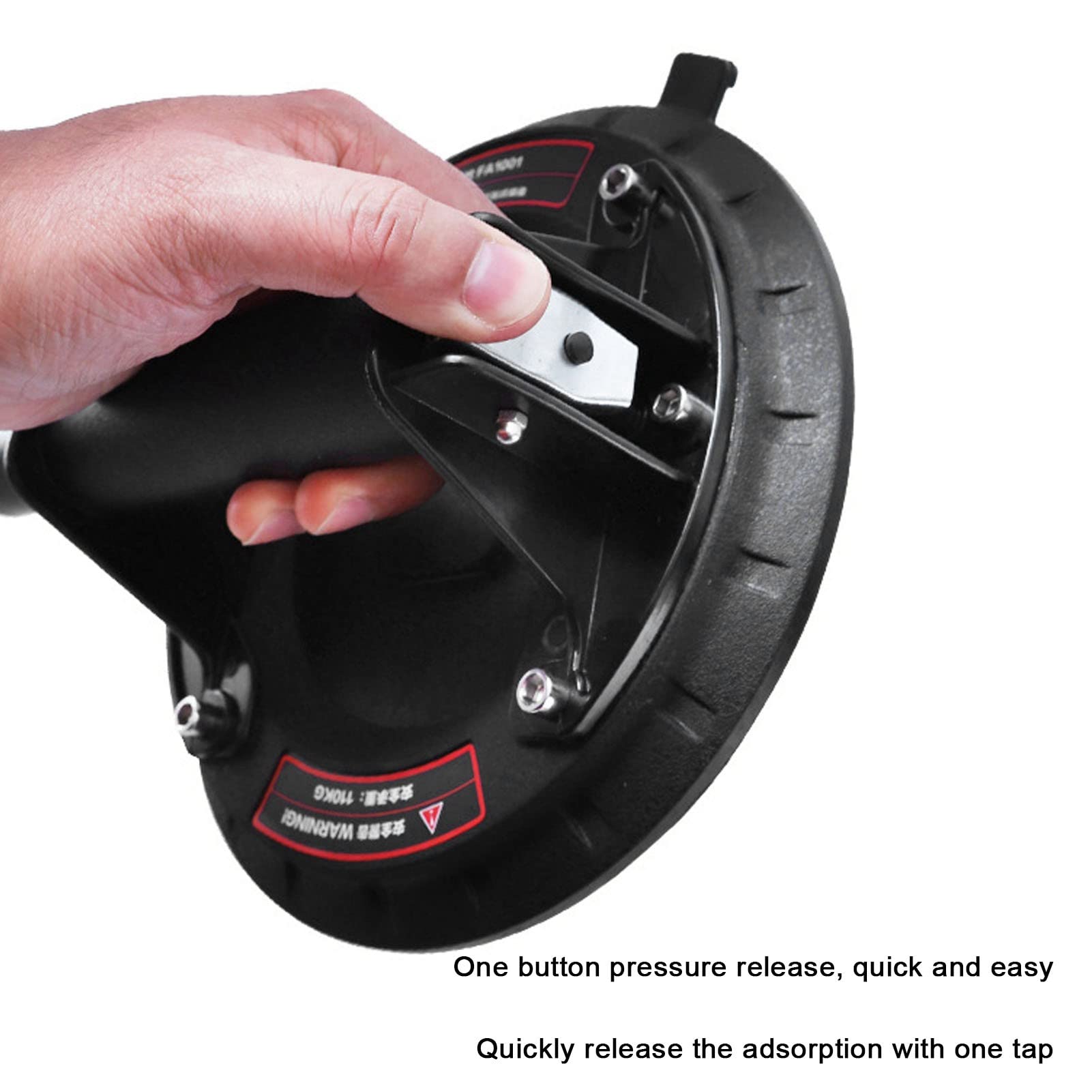 ZIZEV Air Pump Suction Cup Vacuum Lifter Suction Lifter Tools Powerful Mug for Handling, Spreader Clamps