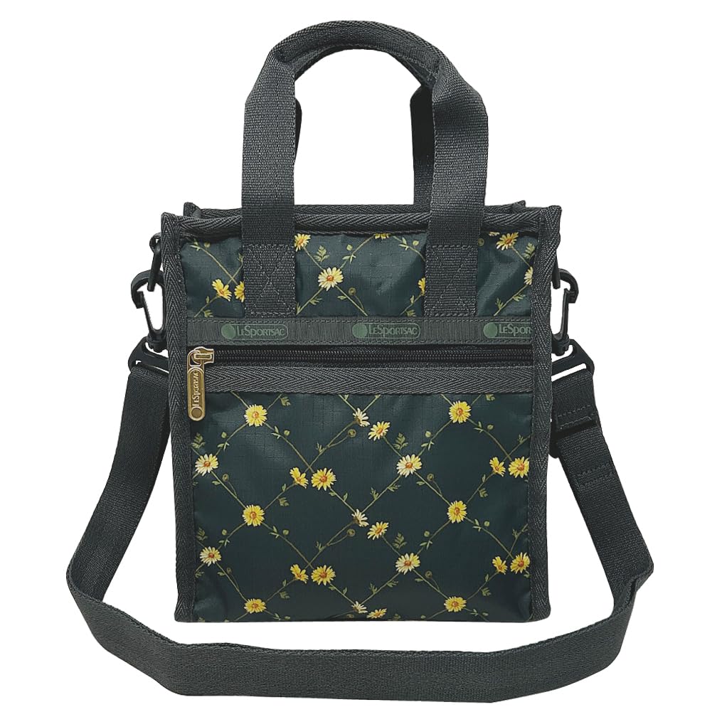 ミニショルダーバッグ 新品　ガンメタ　レスポートサック MINI BUCKET SHOULDER BAG リサイクルドブラックJP（ショルダー