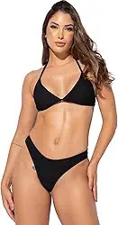 Biquíni Cortininha Aviador Asa Delta Fio Duplo Poliamida MVB Modas