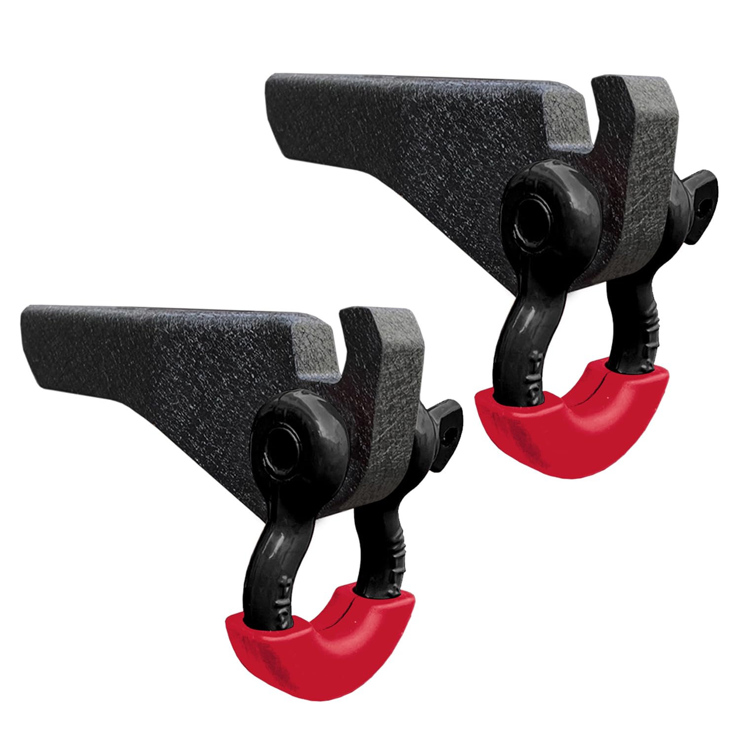 Front Tow Hook Mount Bracket & D-Rings For 2019-2024 Ford