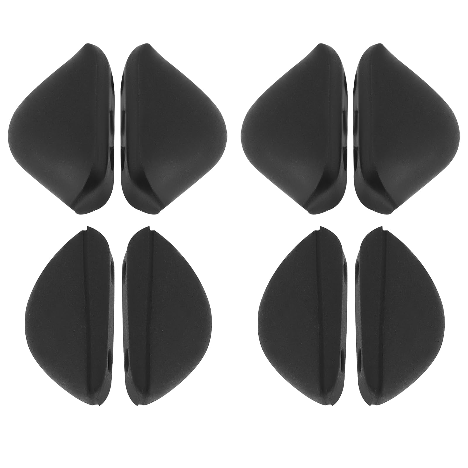 OTOTEC 4 Pairs 2 Type Nose Pad Silicone Nose Pad Nose Pads for Sunglasses Compatible With Oakley Compatible With Crosslink Compatible With Badman