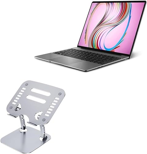 BoxWave Soporte y soporte compatible con Chuwi GemiBook - Soporte ejecutivo VersaView para portátil, soporte ergonómico ajustable metálico para