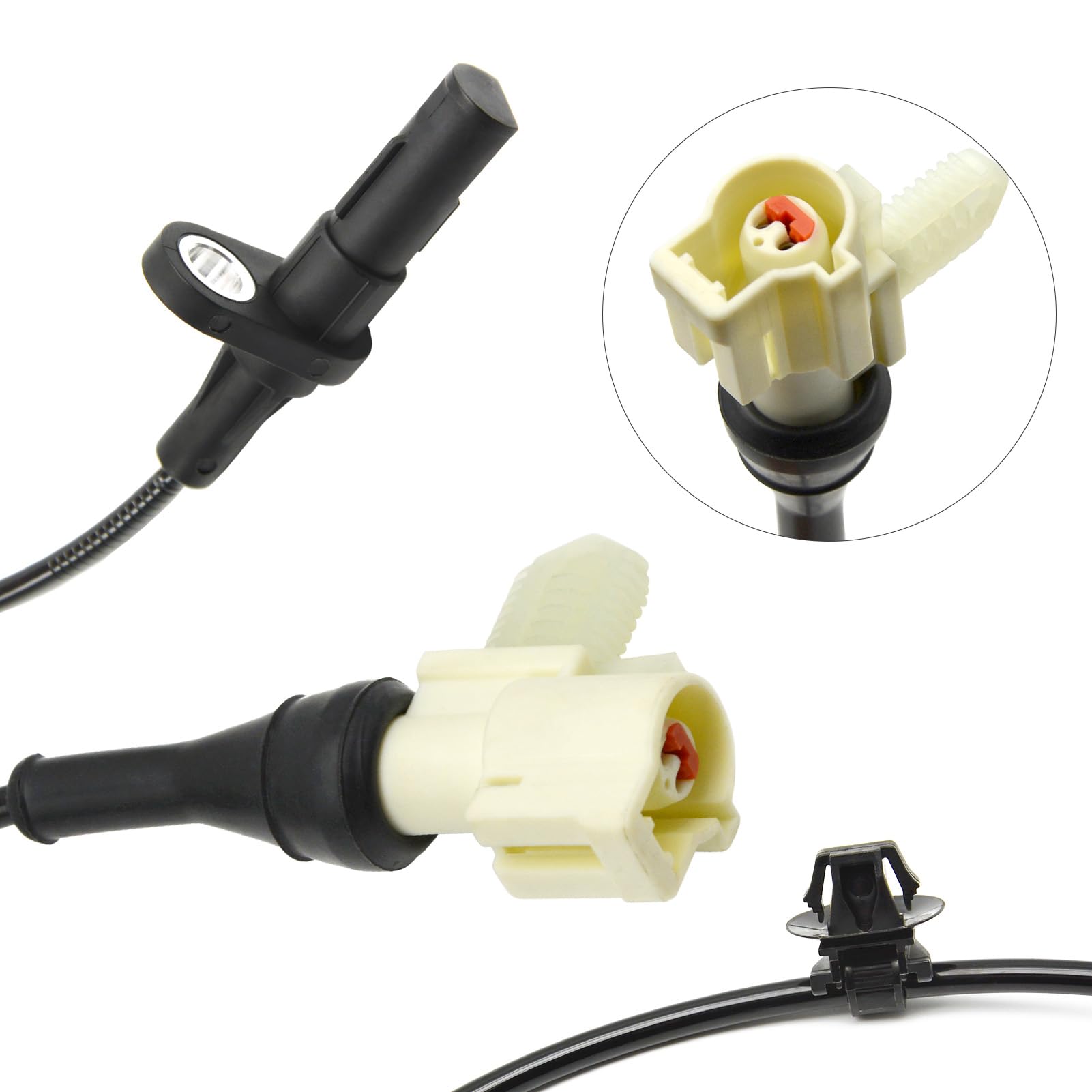 Ynovvo 9L3Z2C191A Rear Left ABS Wheel Speed Sensor Replacement