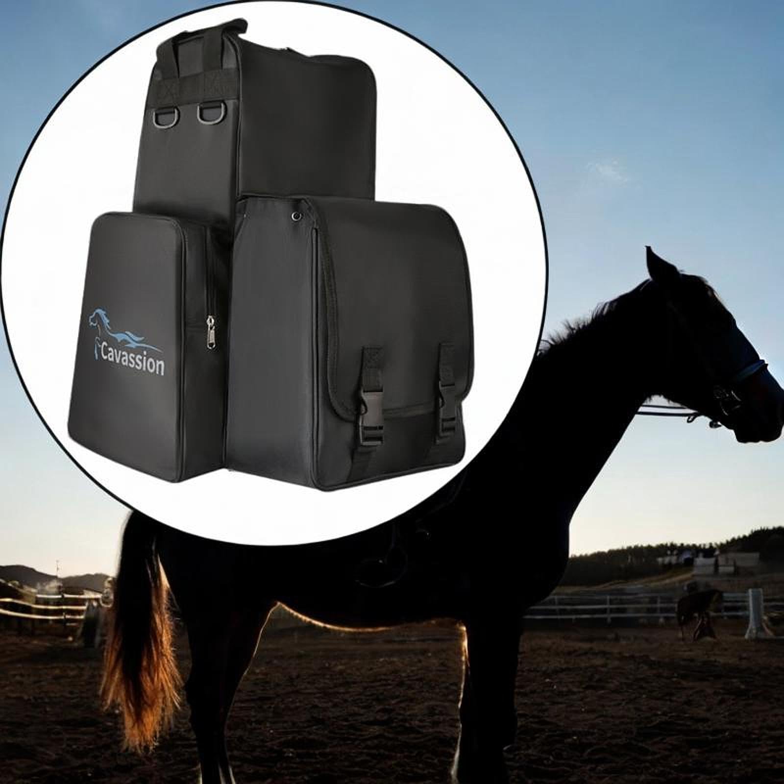 Borsa per Il Trasporto di Stivali da Equitazione per Adulti o Bambini con vano per Casco Borse equestri