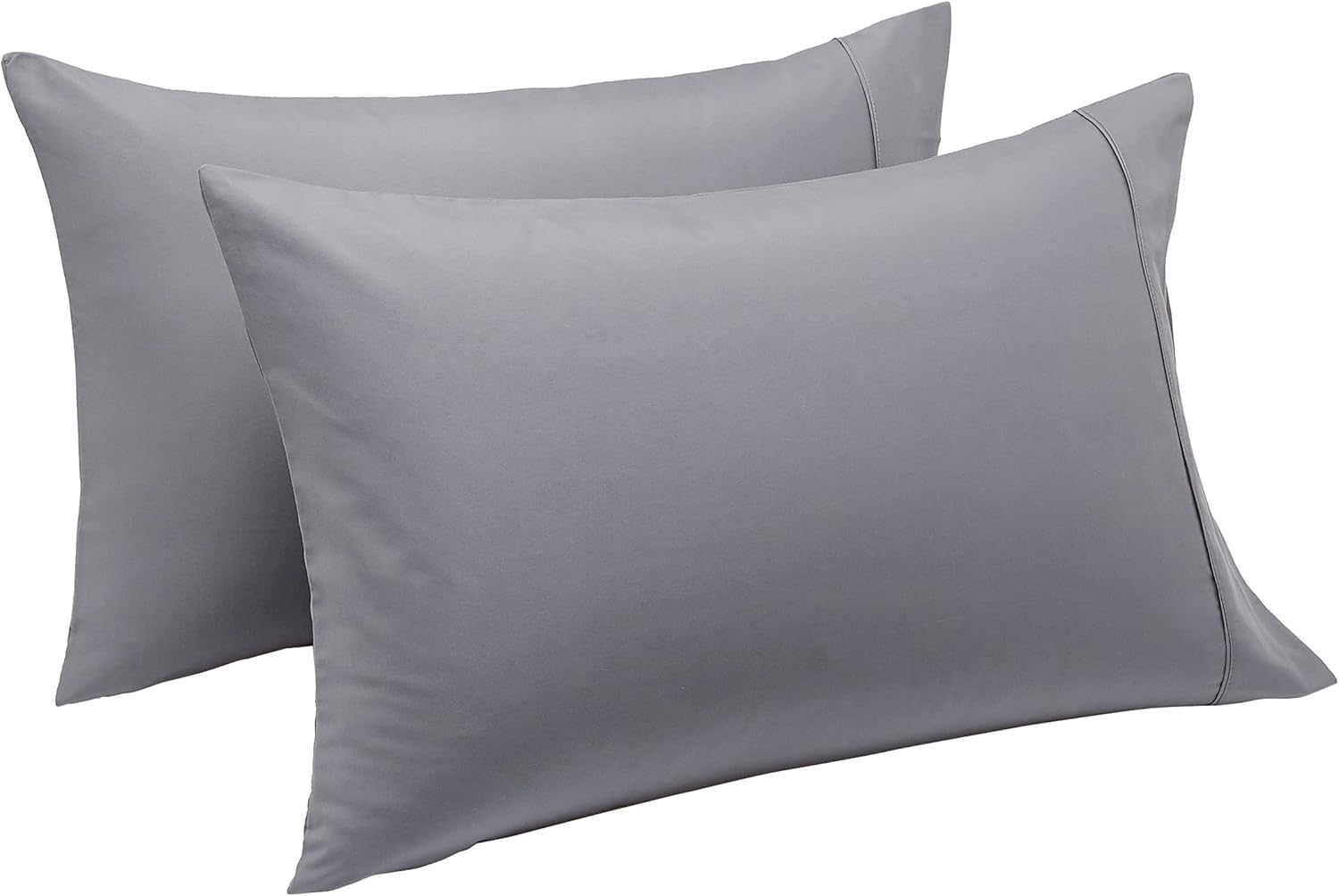 Amazon Basics Standard Pillow Cases Set of 2 - Lightweight, Super Soft Easy Care Microfiber, Dark Gray, 30" L x 20" W, Pillows Not Included 2 61Nk+NIwGNL. AC SL1500