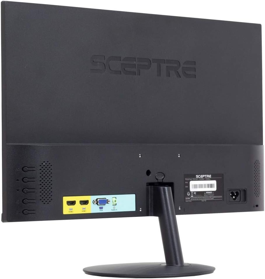Sceptre 24" 75Hz Full HD 1080P LED Monitor HDMI VGA Build In Speakers, Brushed thumbnail 5