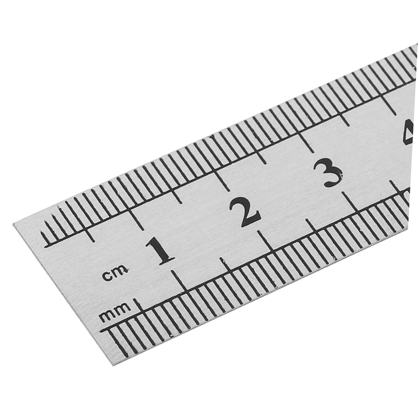 30 Pièces Lot Règles Acier Inox Double Échelle Précis pour Dessin Menuiserie Géométrie Scolaire