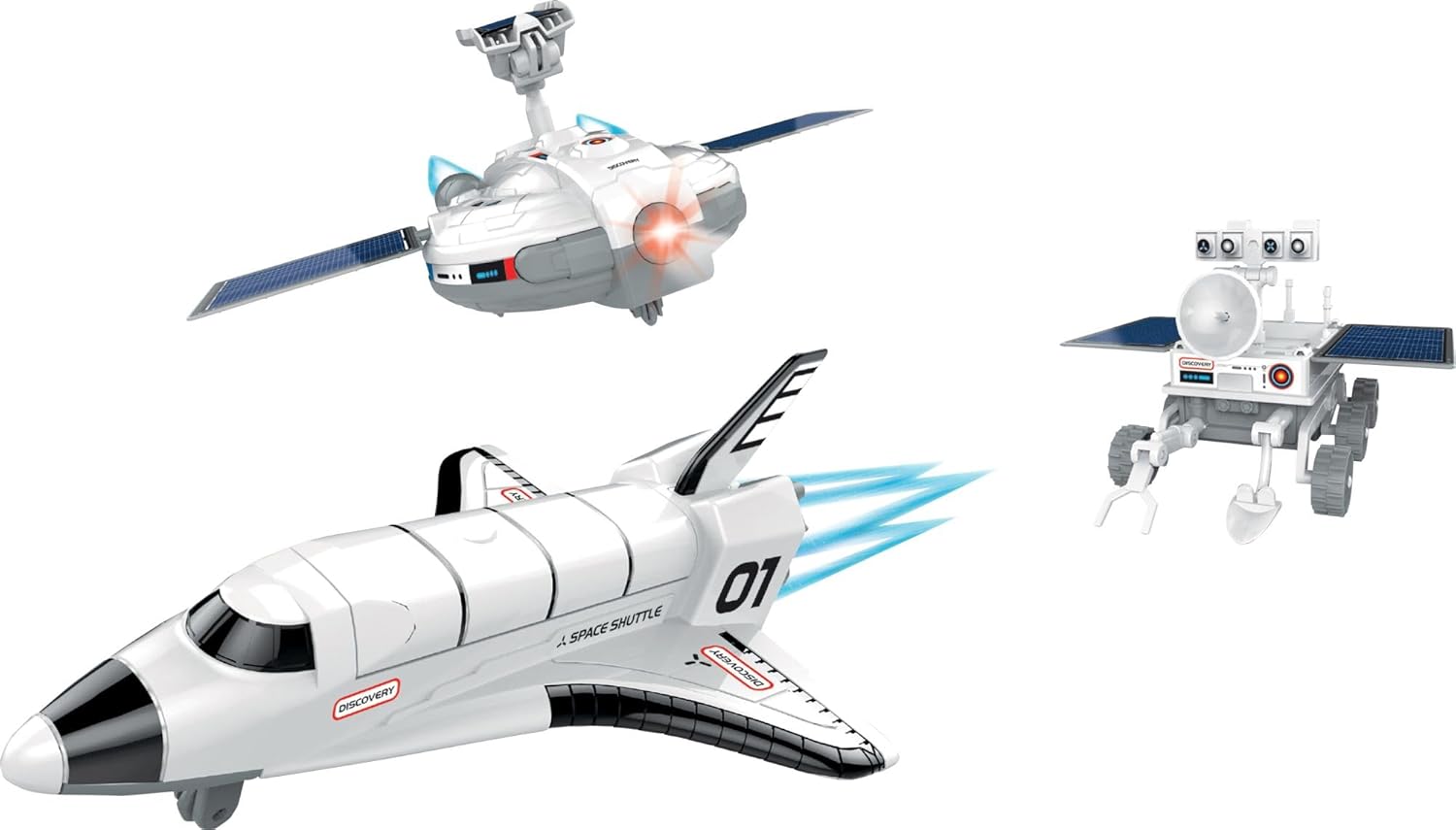 Solar 3-in-1 Spaceshuttle Construction Set