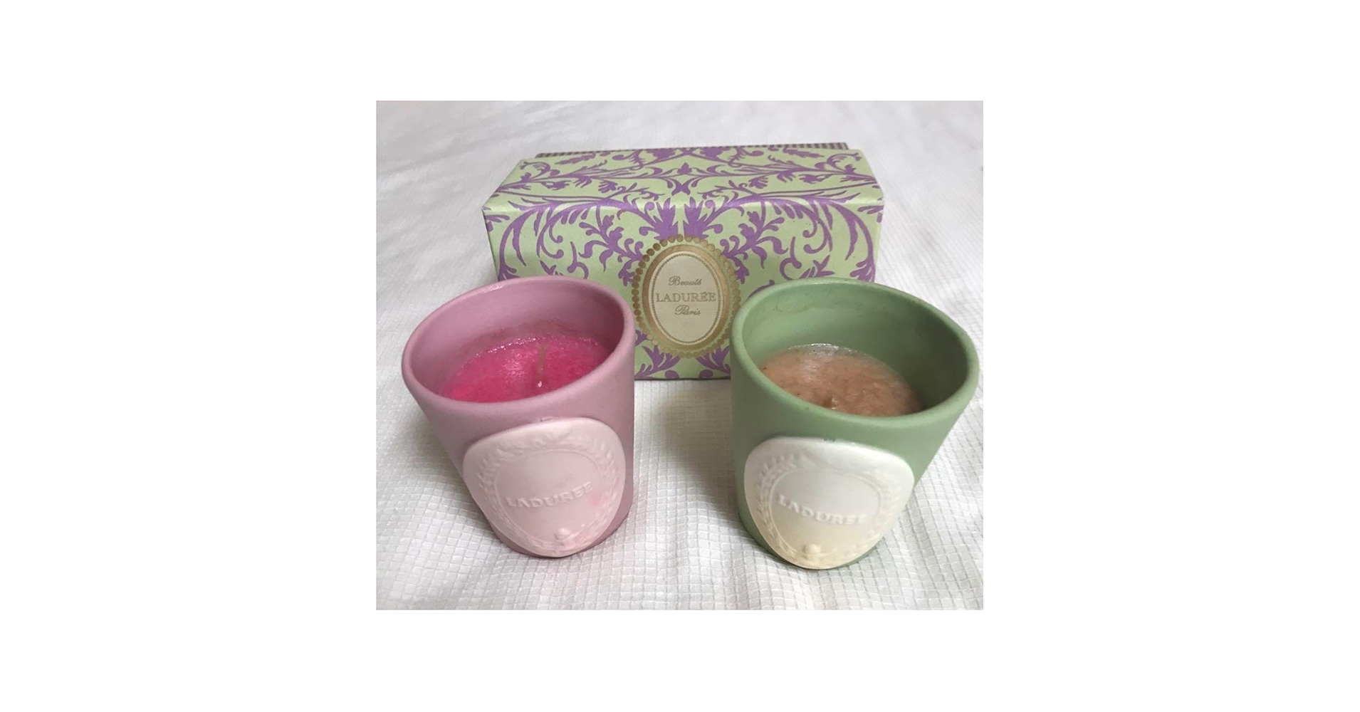 ラデュレ LADUREE キャンドル ルリジューズ 2個 ラデュレ LADUREE キャンドル ルリジューズ 2個