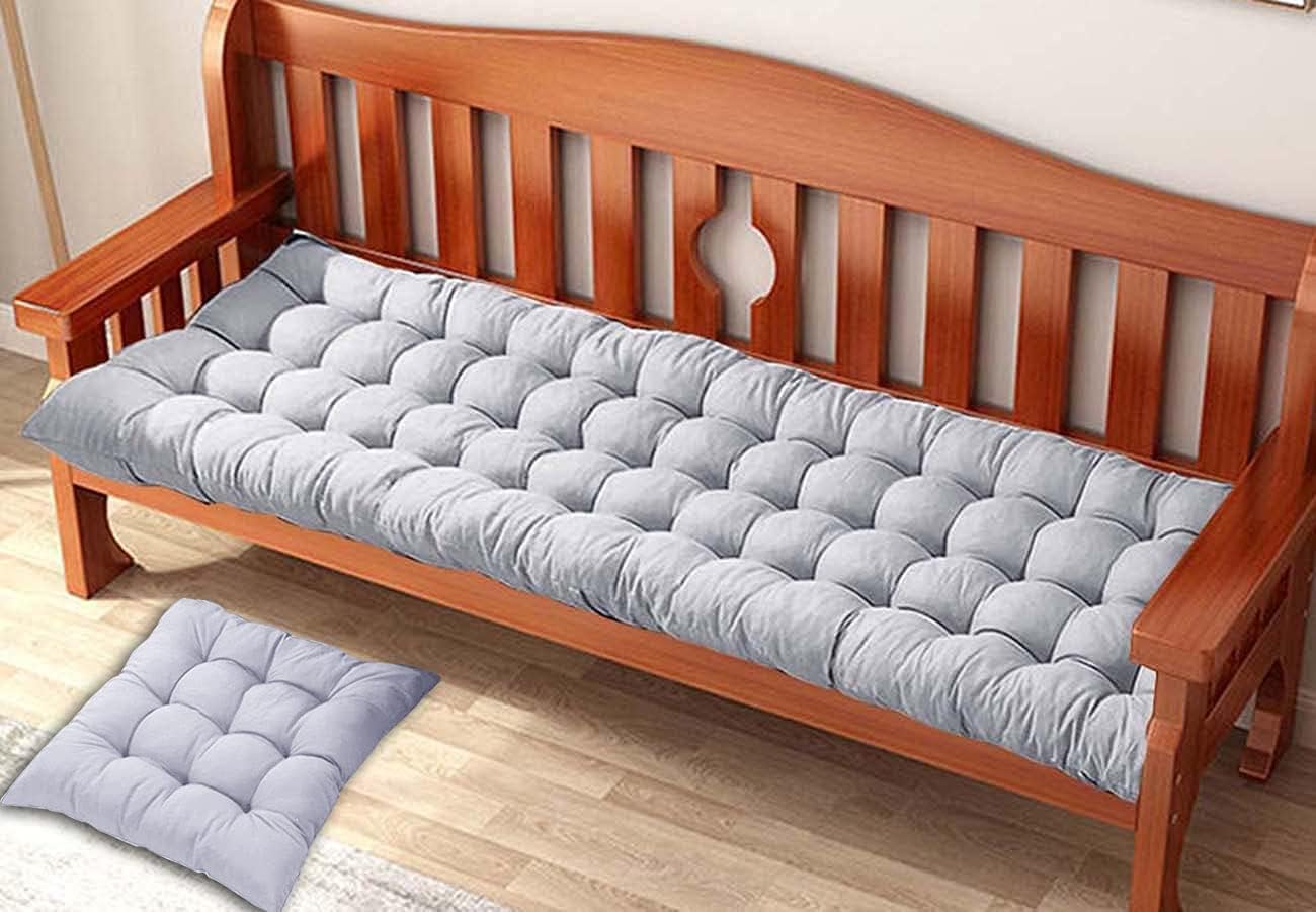 8cm Thick 23 Seater Bench Cushion, Cotton Garden Bench Cushion
