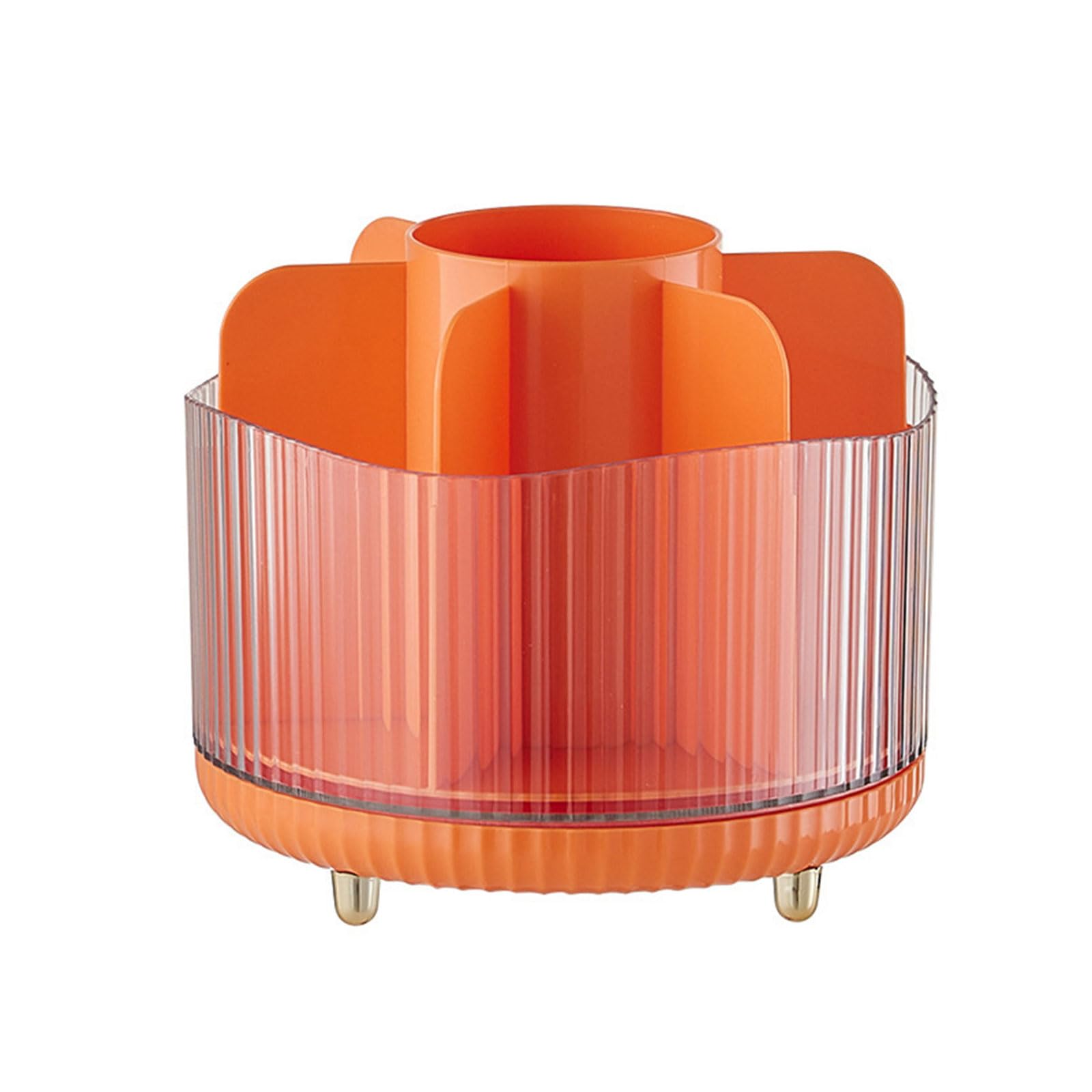 Msioytog Rotating Makeup Brush Storage Solution Efficient Makeup Brush Stand Waterproof Practical Storage Box Pen Stand