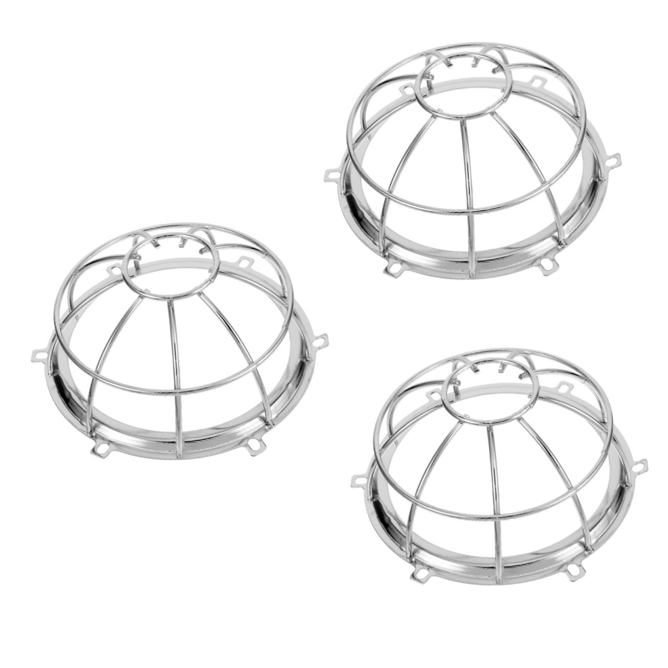 COLLBATH 3 Stück Sprinklerkopf Schutzabdeckung Metallgehäuse Robust Schutz für Brandmelder Sensoren Leicht zu Montieren Geeignet für Wohn Gewerbebauten