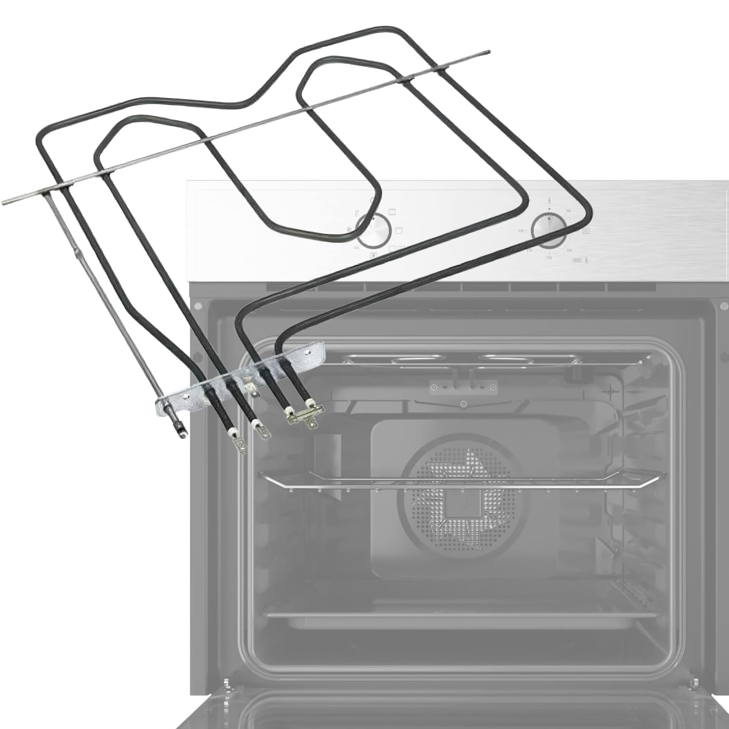 CABLEPELADO - Resistencia Solera para Horno Fagor 1400+700W 230V – Compatible con Modelos Fagor, Edesa y Aspes – Calor Uniforme y Fácil Instalación