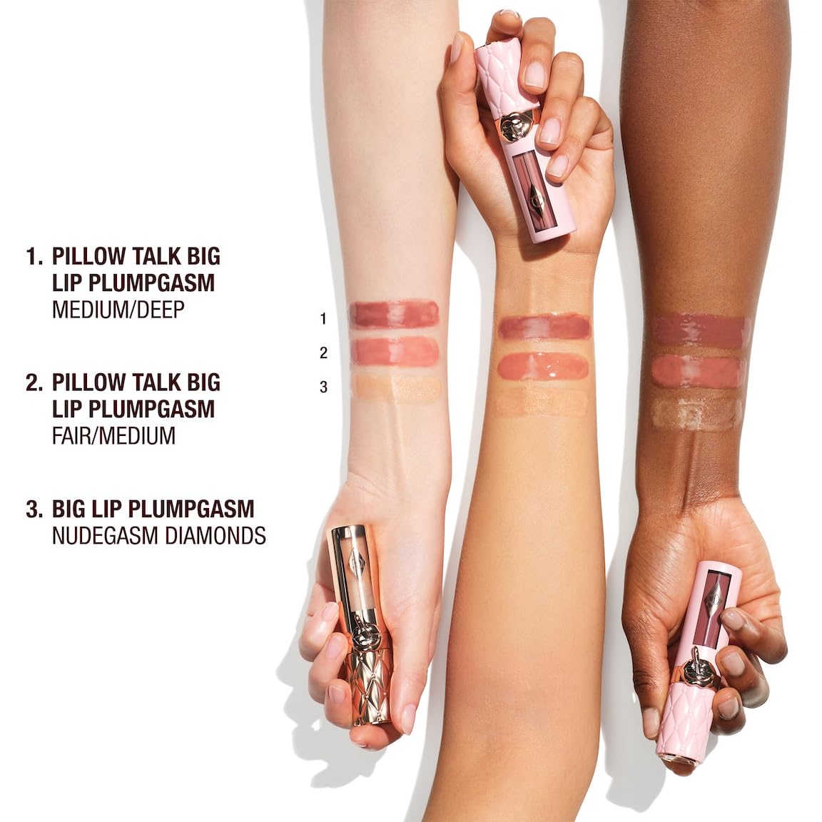 Charlotte Tilbury Big Lip Plumpgasm Lip Gloss - Gift Set Essential - Hydrating Plumper with Hyaluronic Acid & Heat + Ice Technology - Perfect for Pairing with Makeup Favorites - Image 7