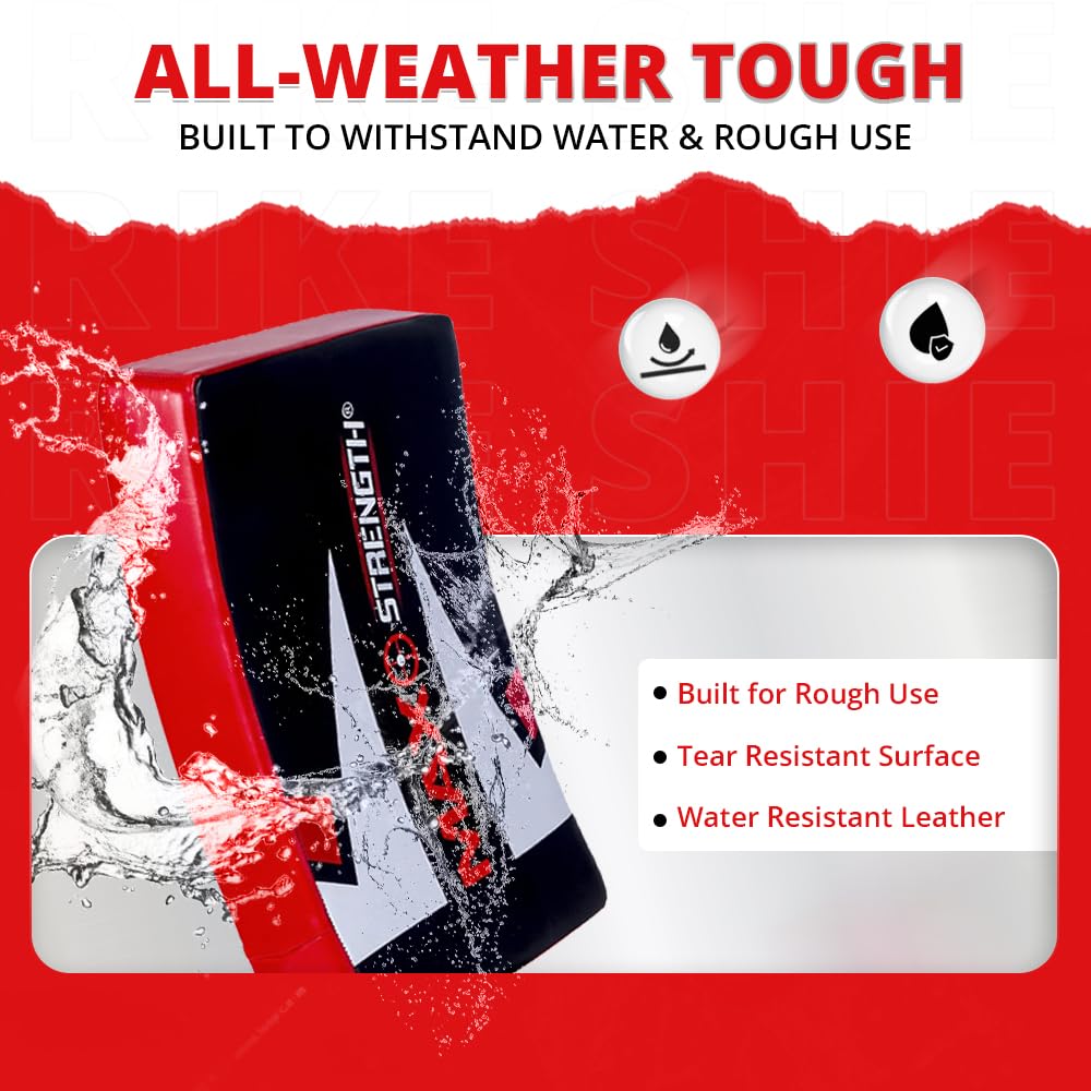 MAXSTRENGTH Scudo professionale per kickboxing, tappetino curvo per Muay Thai, ideale per MMA, arti marziali, karate, taekwondo, allenamento