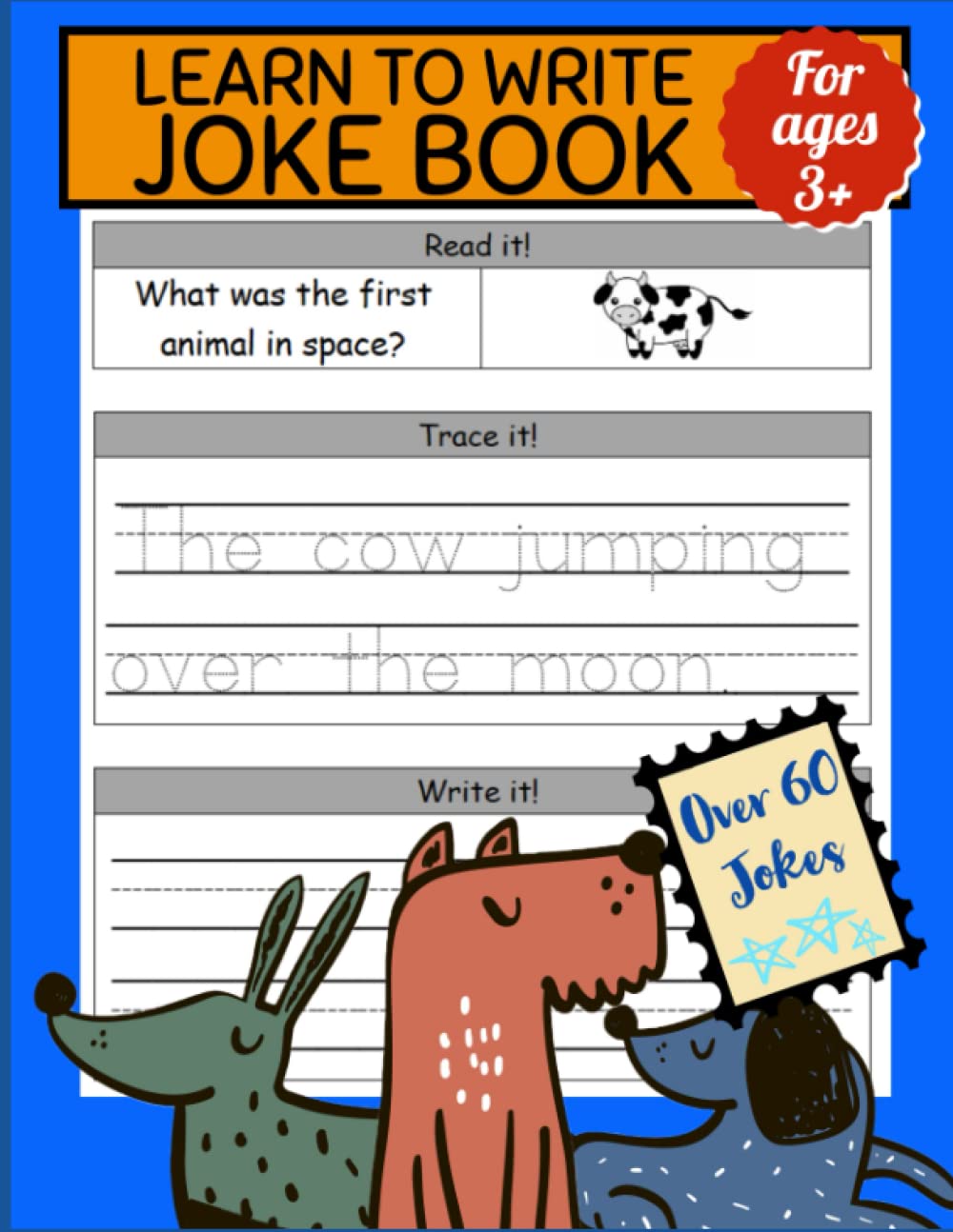 Learn to write - Joke book for kids: Read it - Trace it - Write it