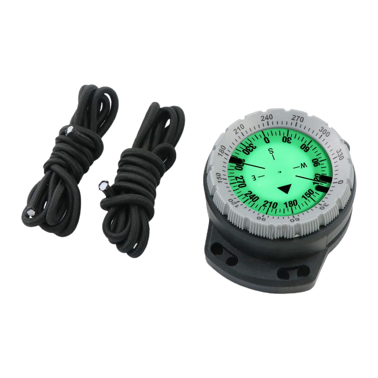 Tauchkompass, Tauchkompass Scuba | Wasserdichter Unterwasser-Tauchkompass mit Seil,Wassersport-Leuchtkompass mit Seitenfenster, Tauchzubehör