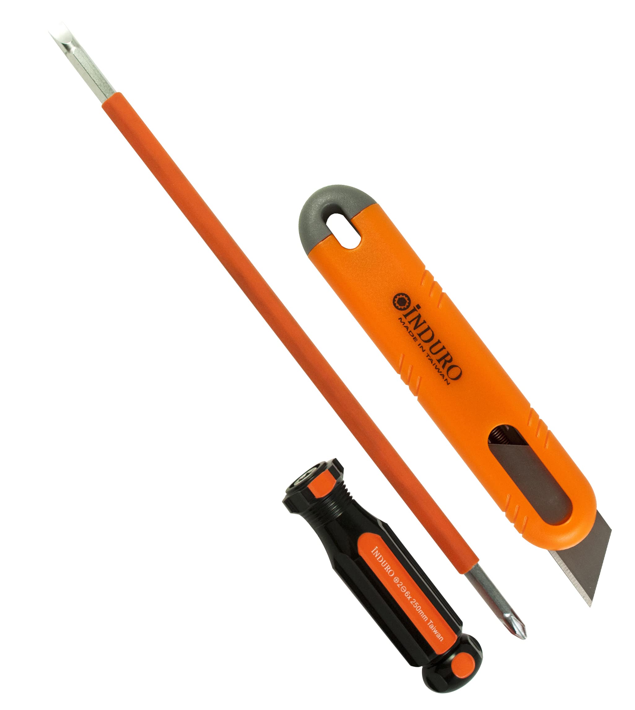 INDURO Screwdriver 2 IN 1 250 mm + Safety Knife (B083XQHTPN) Amazon Price History, Amazon Price Tracker