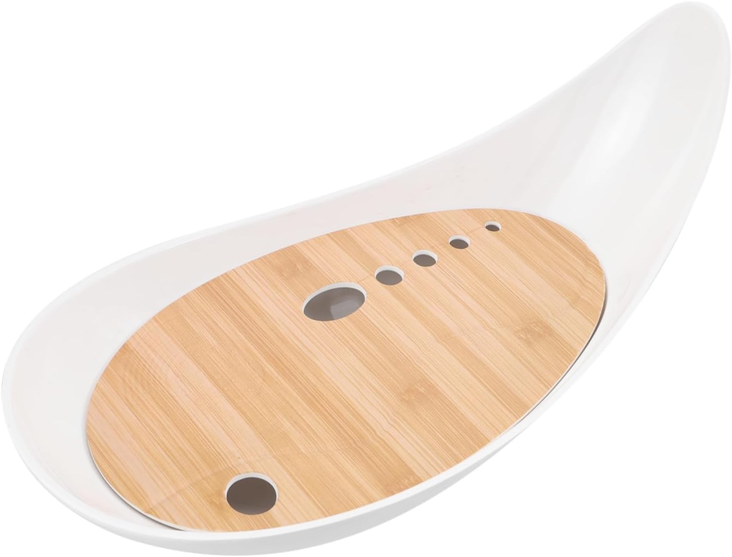 Luxshiny 1pc Creative Seafood Display Plate for Sushi Sashimi Fruit Elegant Conch Design Lightweight Dish for Restaurants Bars Events White Color