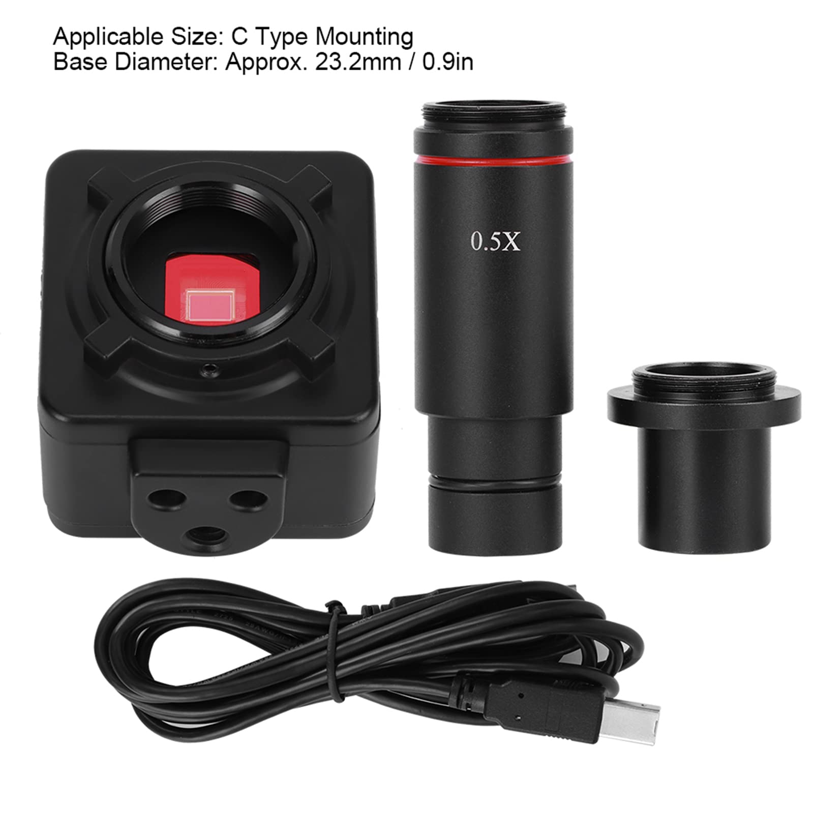 NDNCZDHC 5.0MP Microscope Camera USB Microscope Camera Digital Industrial CMOS Camera for Microelectronics, Molds, Accuracy Machinery