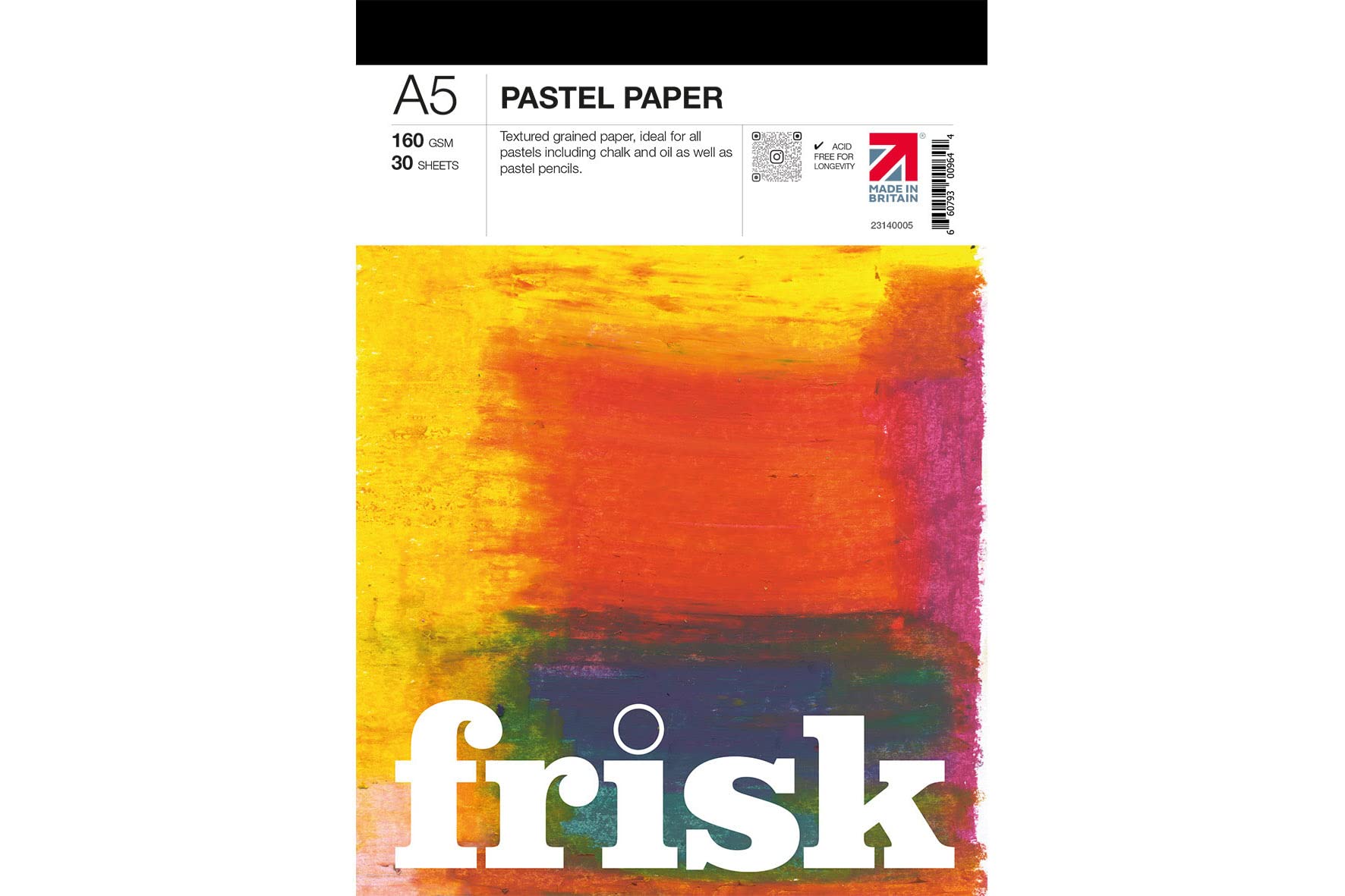 Frisk Pastel Paper Pad A5 160gsm