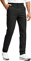 Vista 1 de Comdecevis Pantalones de golf elásticos de ajuste clásico para hombre, 30 pulgadas, 32 pulgadas, 34 pulgadas, entrepierna de secado rápido, ligeros