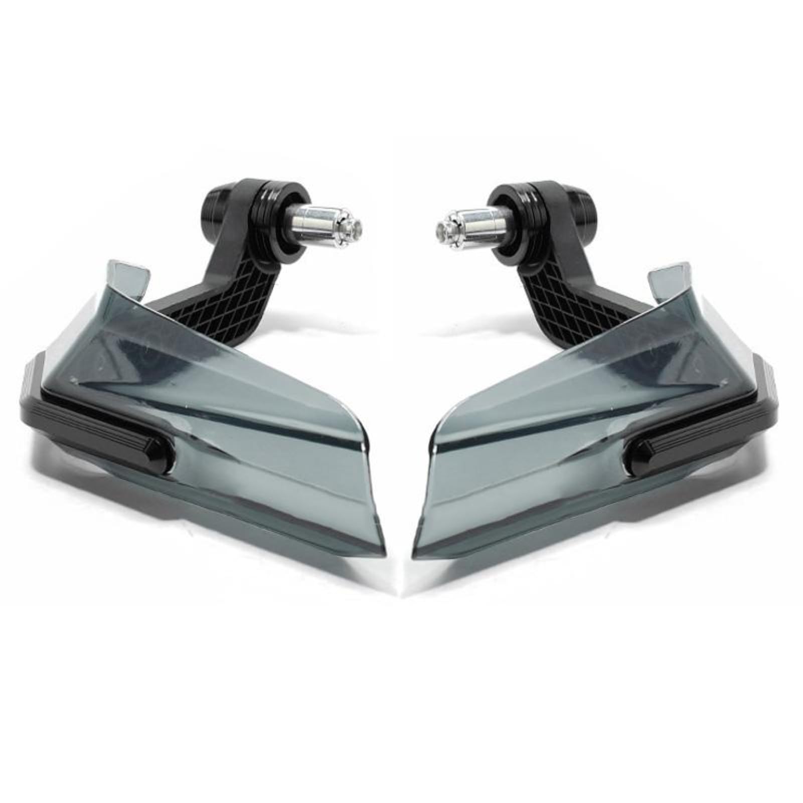 VOBOR Paramani per moto, paramani motard paramani moto universali,deflettore antivento per manubrio moto(Nero)