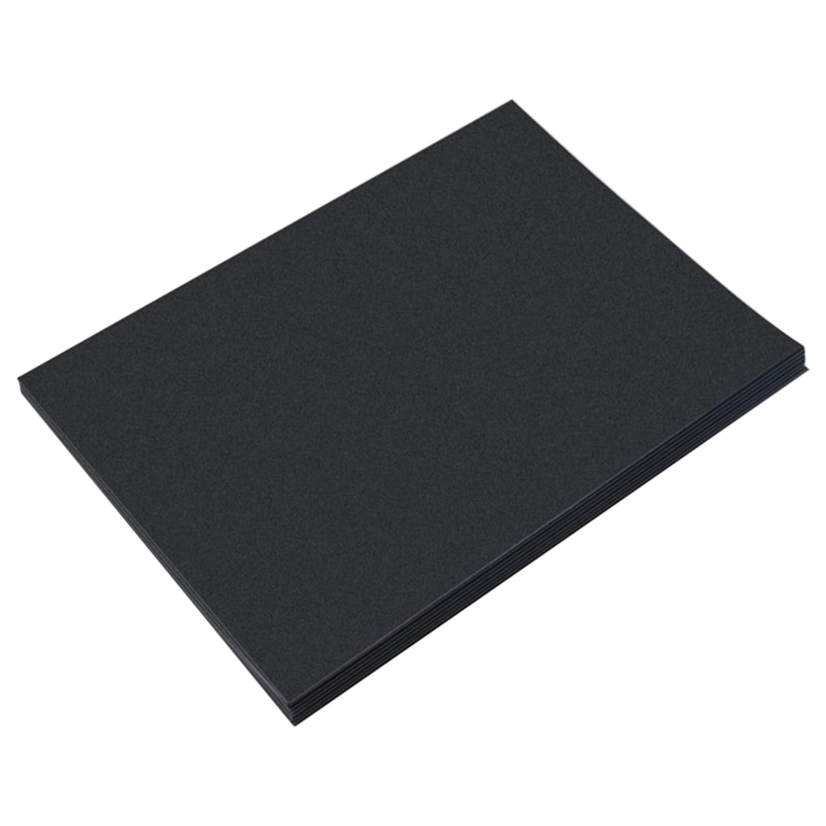 Toyvian Lot de 100 Feuilles de Papier A4 Noir Épais 200g/m², Surface Lisse, Facile à Couper, pour Dessin, Bricolage et Album DIY