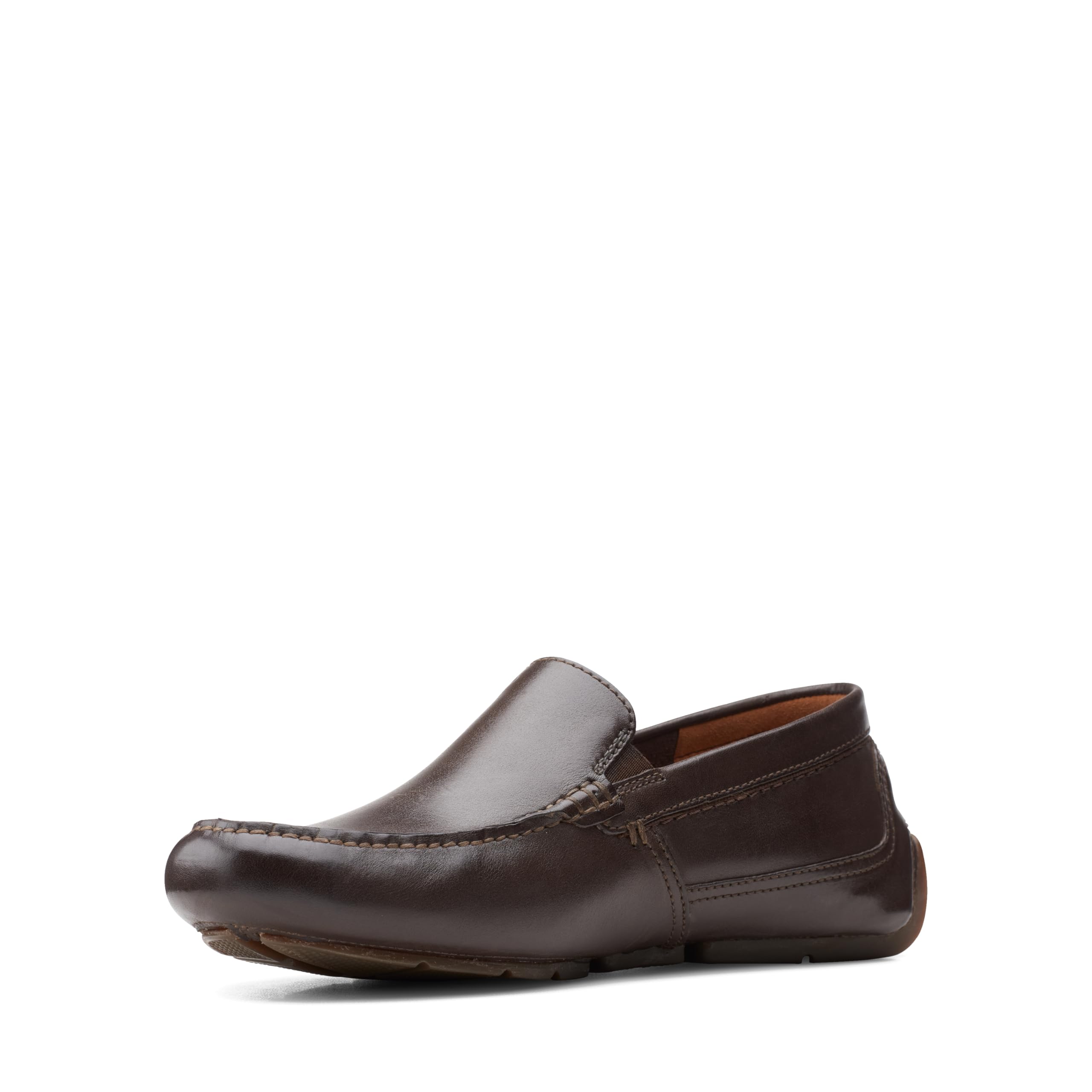 Clarks Herren Markman Plain Fahrer-Slipper, Schwarzes Leder, 42.5 EU