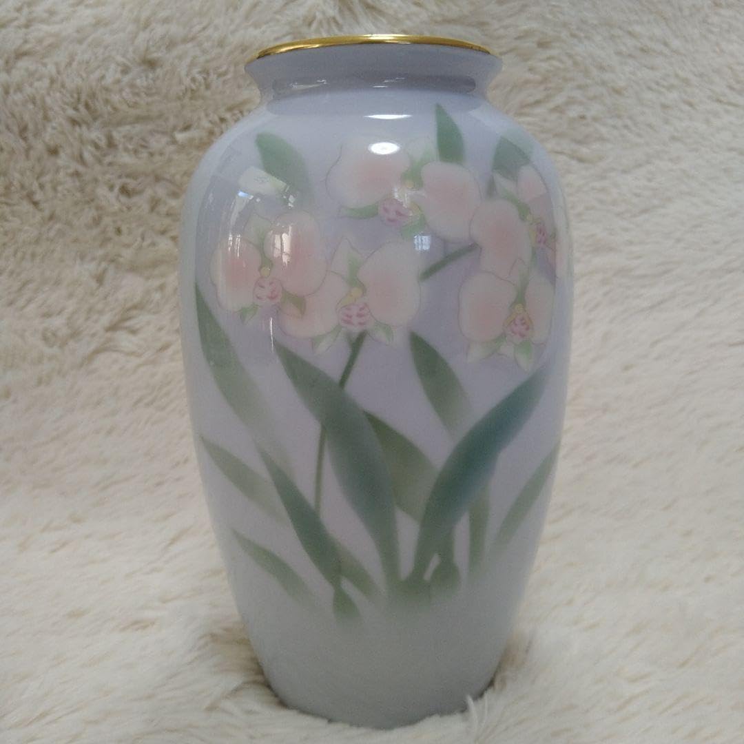 深川製磁 花瓶 花器 色絵牡丹 岩牡丹 深川製磁 - 昭和レトロ 深川製