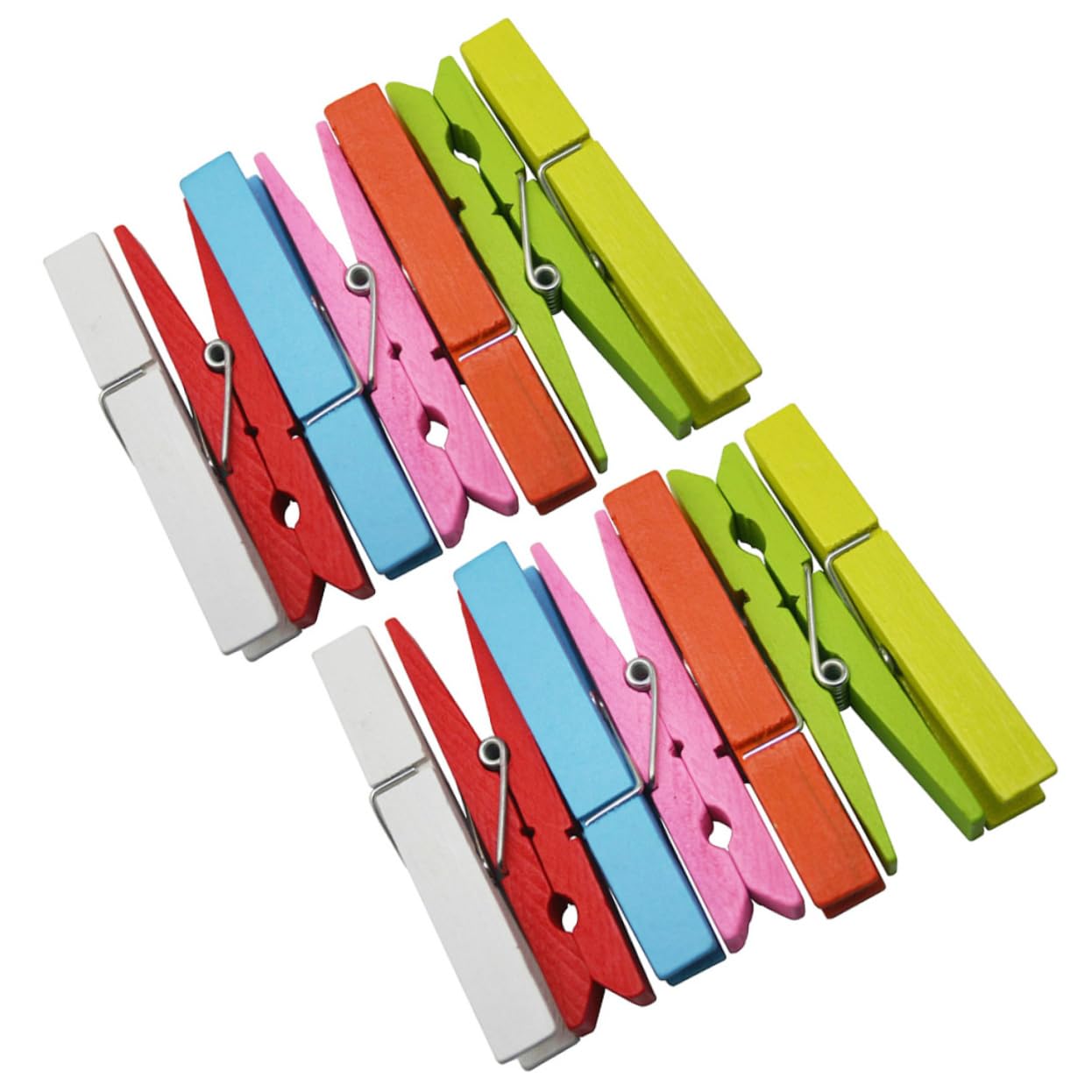 Hemobllo 3 Set Colorful Wooden Photo Clips Adorable Photo Holders with Rope for Snacks Crafts and Decorations Total Clips for Home Office and Classroom Use