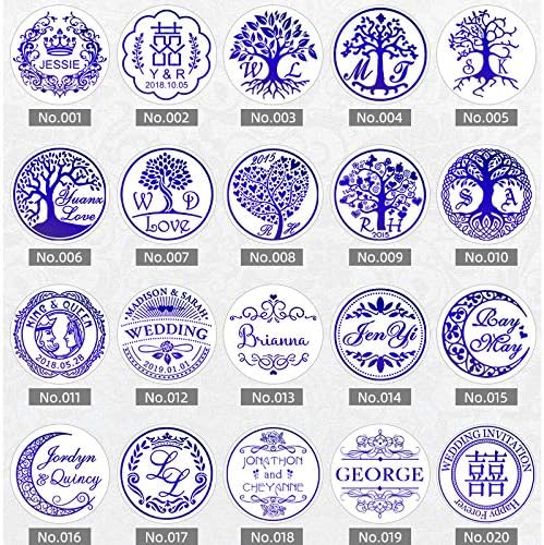 Miniatura 8 de YGHM Sello de cera de sellado personalizado Logo Imagen personalizada Sello de cera de sellado personalizado Invitación de boda Sello vintage