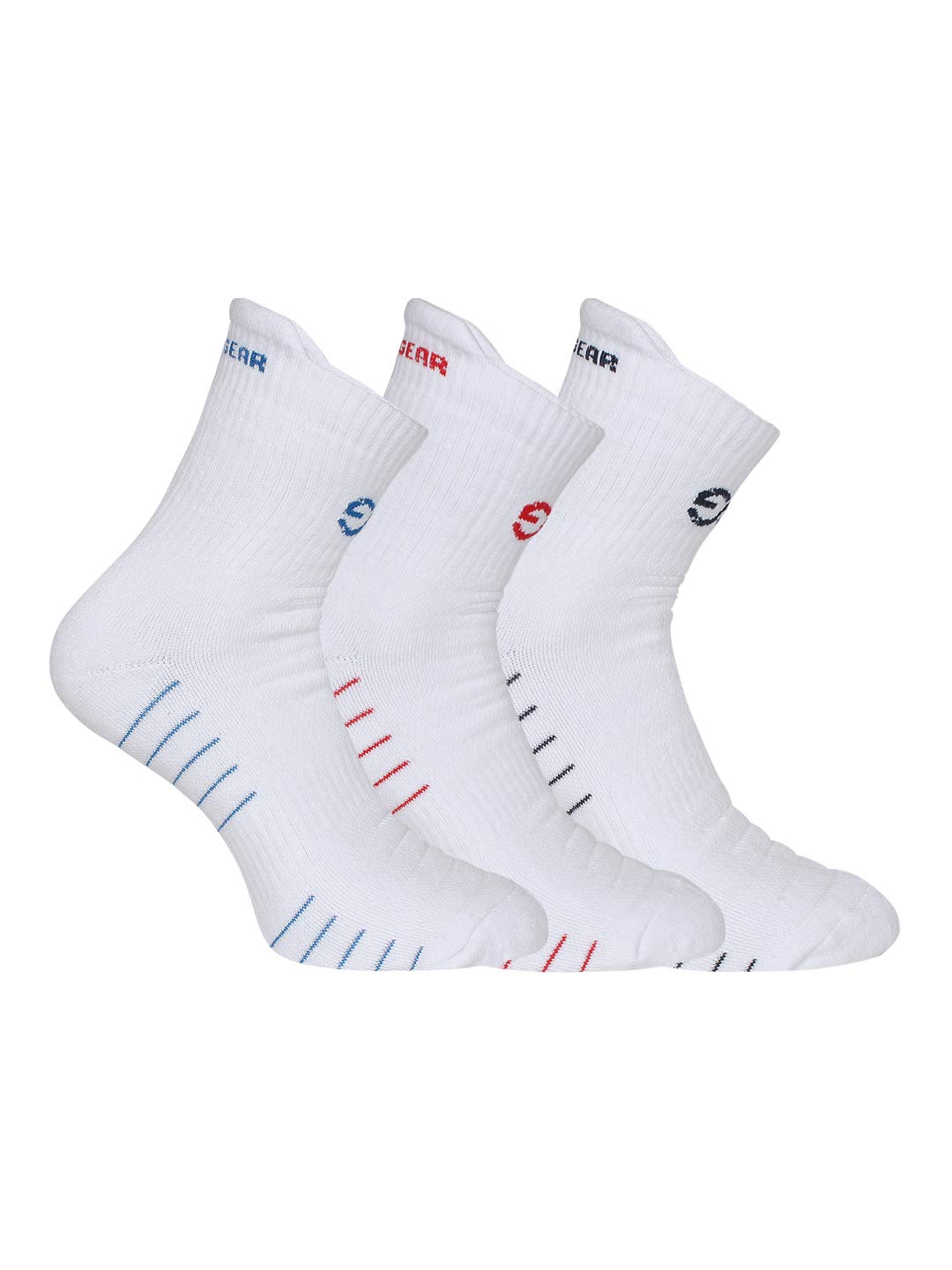 supergear Cricket Multi featured Crew Length socks For Men Pack of 3-picture-47