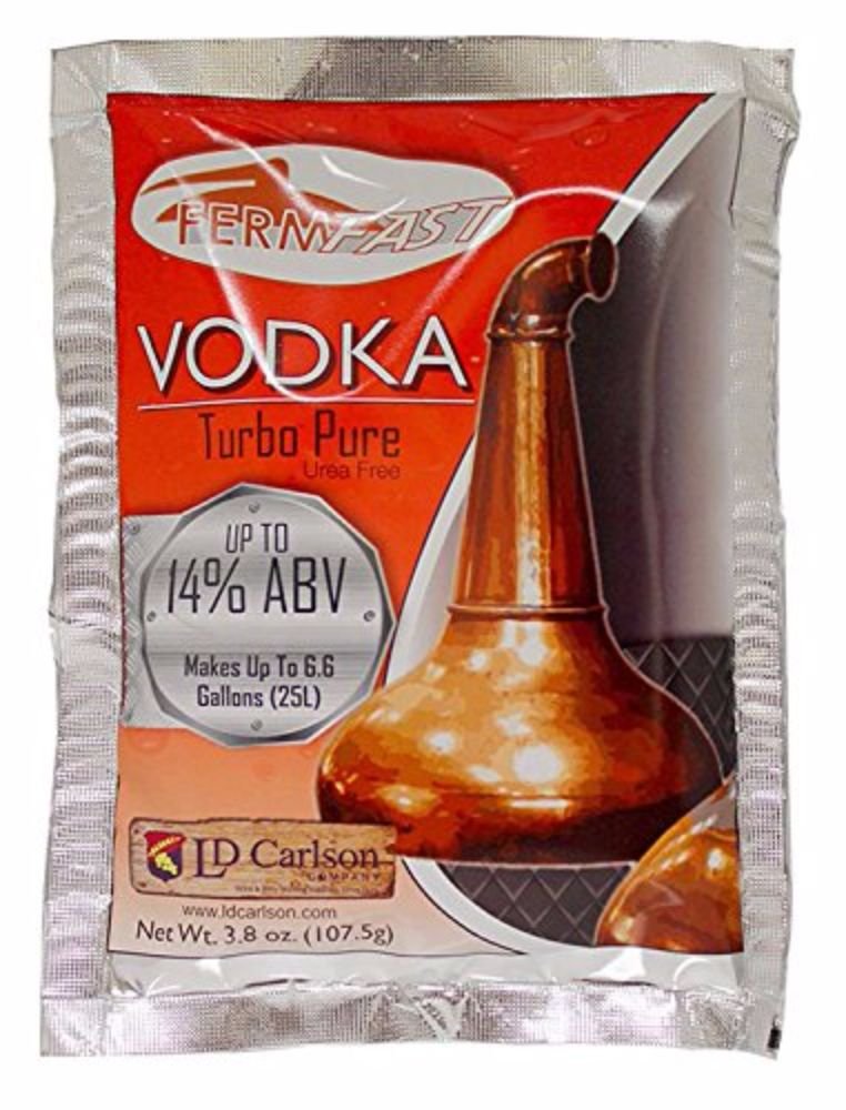 Home Brew Ohio - HOZQ8-556 Fermfast Vodka Turbo Yeast 107.5 G Packet, White (2308)