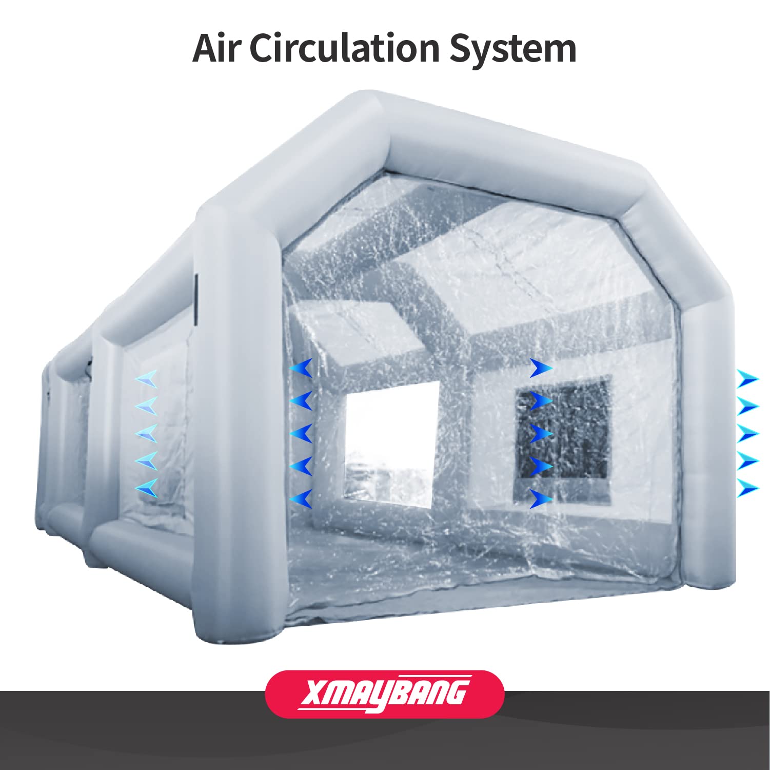 Amazon.com: Xmaybang Inflatable Paint Booth 26x15x10ft with 2