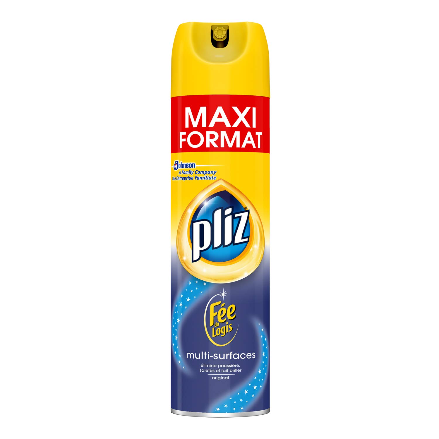 Pliz Hada du Logis - Aerosol limpiador multisuperficies original 300 ml