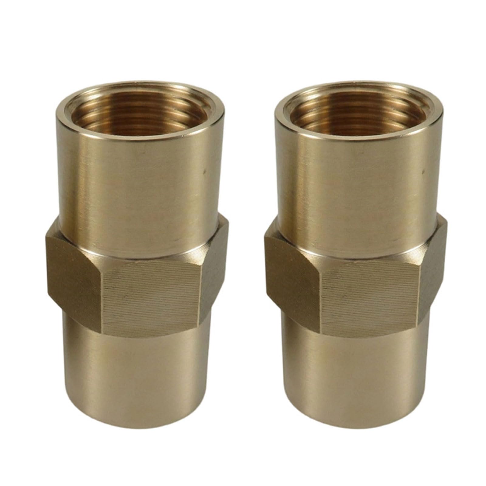 Nvoqilin Women's 2Pcs Pressures Brass Connectors 5 / 8Inch Thread Arced Hose Coupler For Tig Welding Equipment And Tool Industrial Welding Fitting