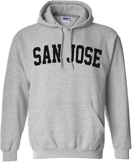 Sweatshirt College Américain San Jose California - Style Retro Universitaire