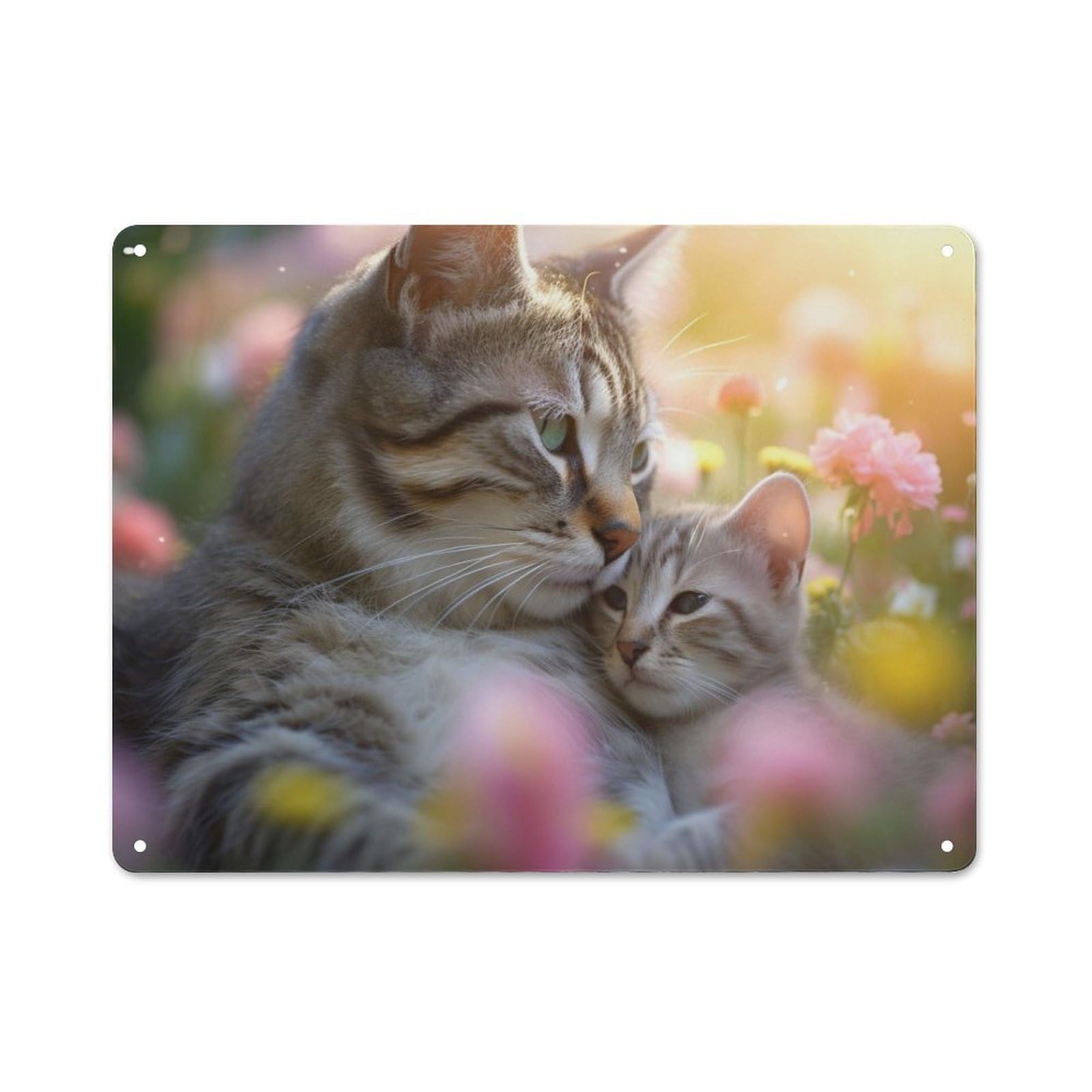 Junmoney Style-22 Mother Love 4 Vintage Metal Sign 30X40cm, Vintage Cafe Wall Decor For Takeaway, Bar, Kitchen Or Counter Area