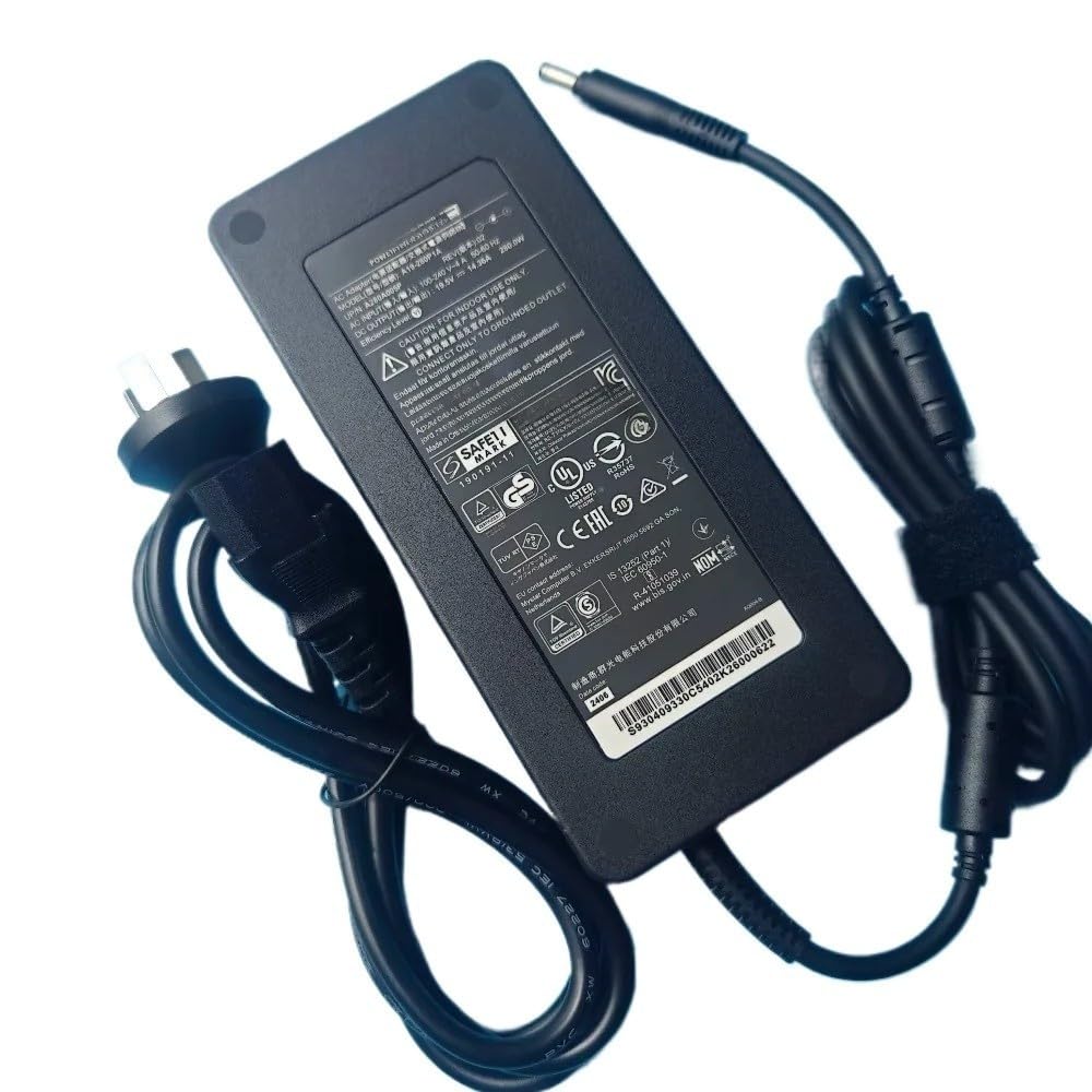Genuine 280W ADP-280 Db B AC Adapter 19.5V 14.36A for Predator Helios 300 PH315 Gaming Laptop Charger 5.5x1.7mm(AU)