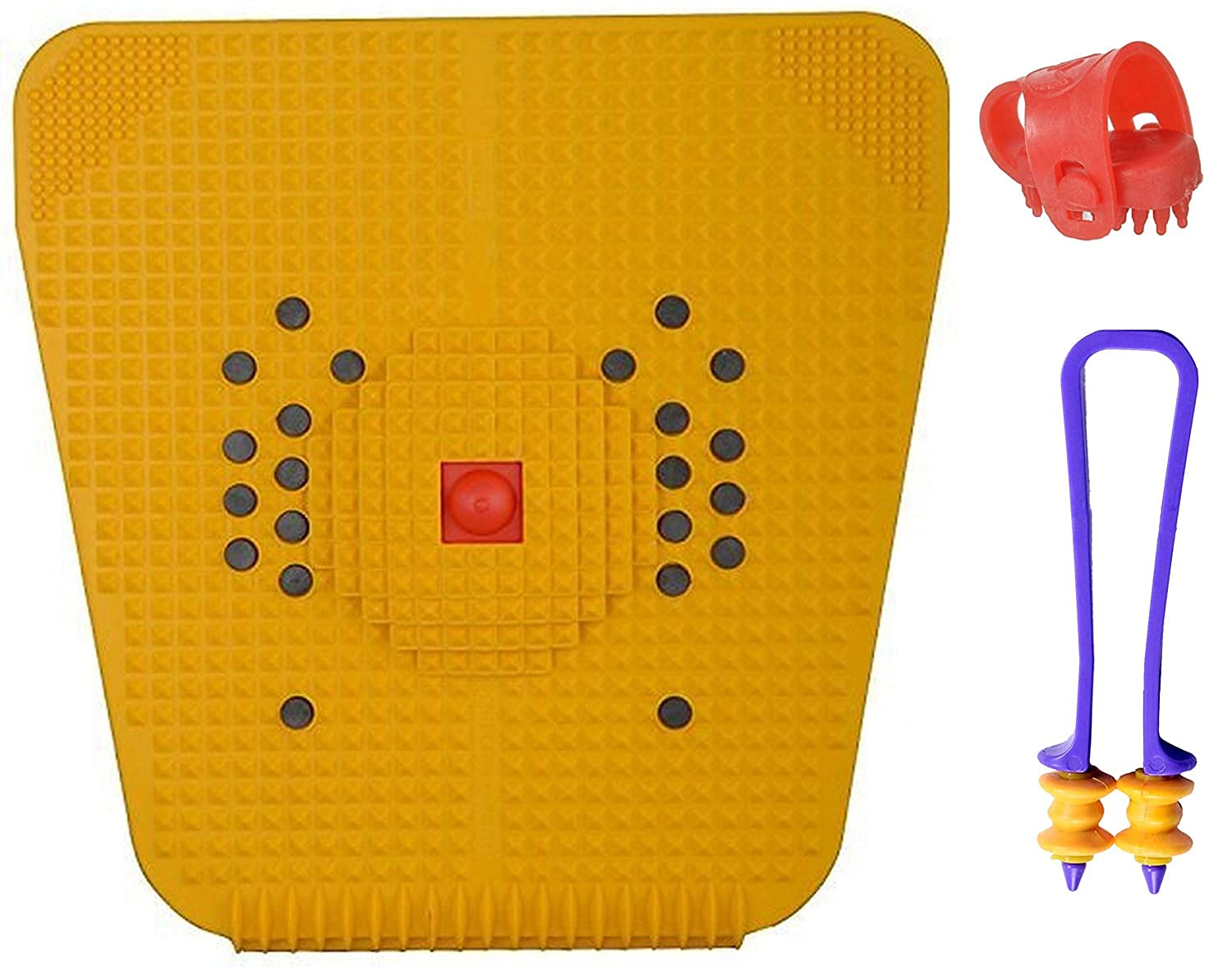 Yash Acupressure magnetic stress mat fitness mat home gym Powermat 2000 Acupressure Magnet Pyramids unique advance finger massager Thumb pad (B0B5CCRQCM) Amazon Price History, Amazon Price Tracker