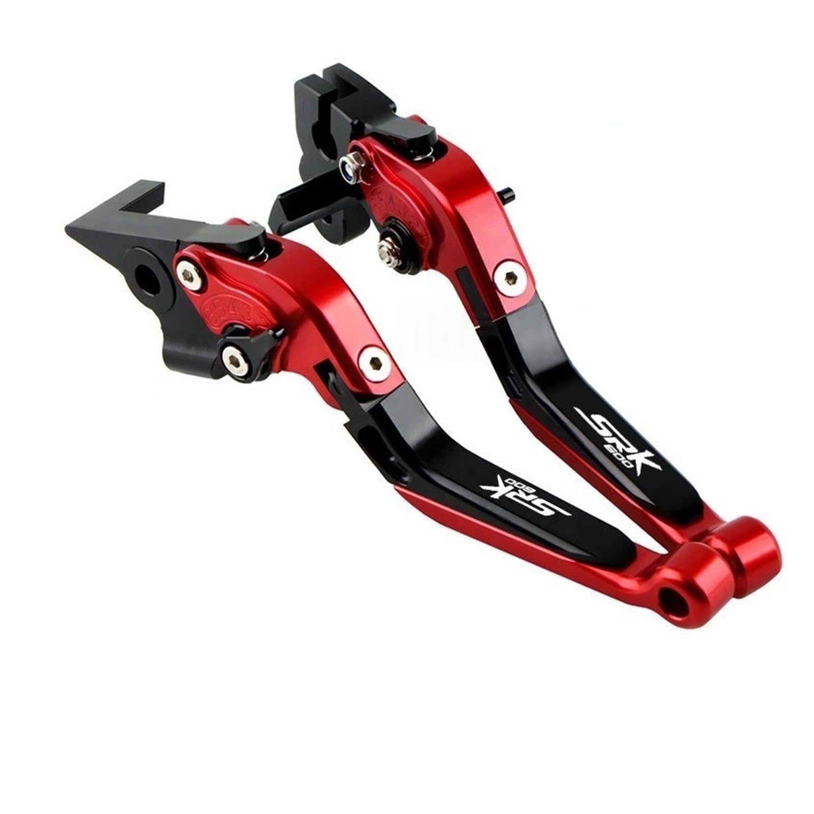WKDYRIWO for QJ QJMOTOR SRK600RS SRK600 SRK 600 600RR 600RS Parts Motorcycle CNC Accessories Extendable Adjustable Brake Clutch Levers Motorcycle Brake Clutch Levers