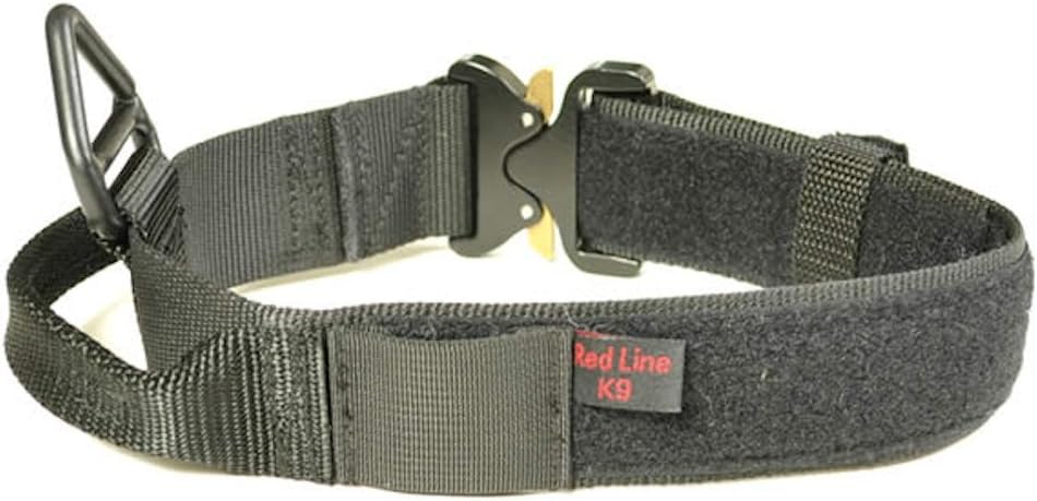 red line dog collar