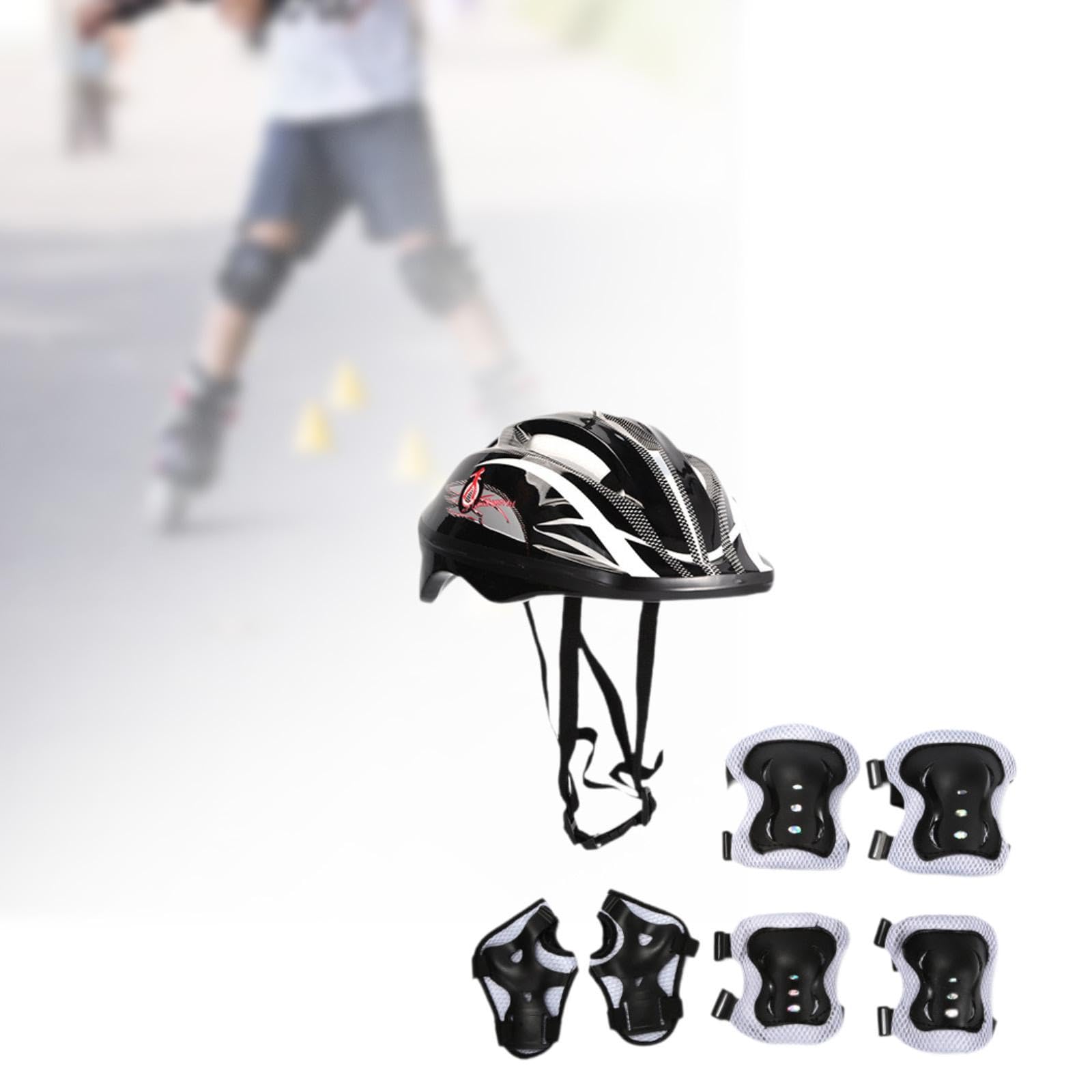 Set di Protezioni per Bambini per Andare in Bicicletta con Gomitiere E Ginocchiere