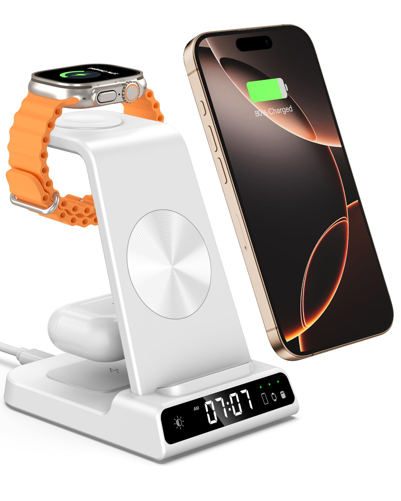 Apple Watch Iphone 10 Qi Wireless Charger Iphone 11 No Adapter