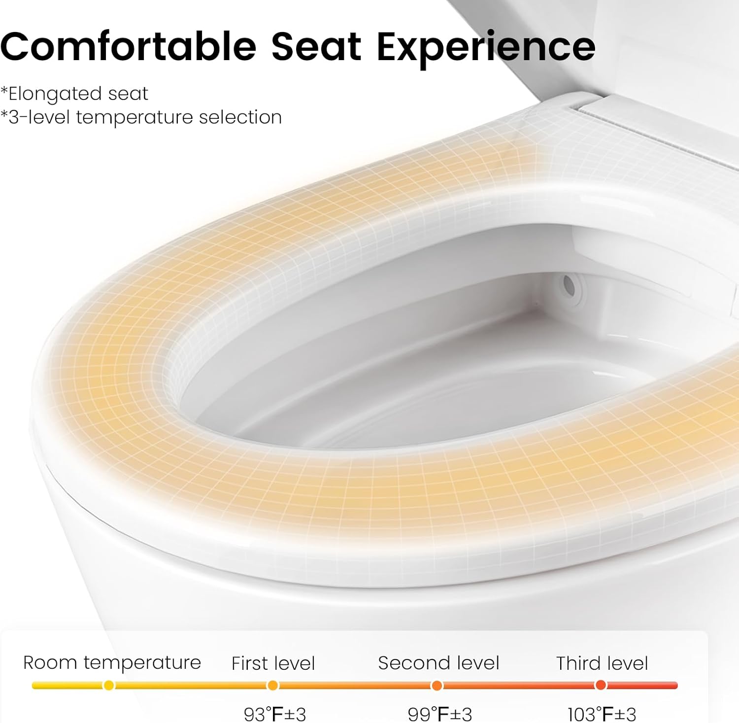 DA80 Smart Bidet Toilet with Water Tank, Pump, Heated Seat, Auto Flush, Warm Water, Remote and Foot Kick Bundle with 16F Smart Toilet,Auto Flush,Auto Open/Close Warm Water Heated Seat Digital Display