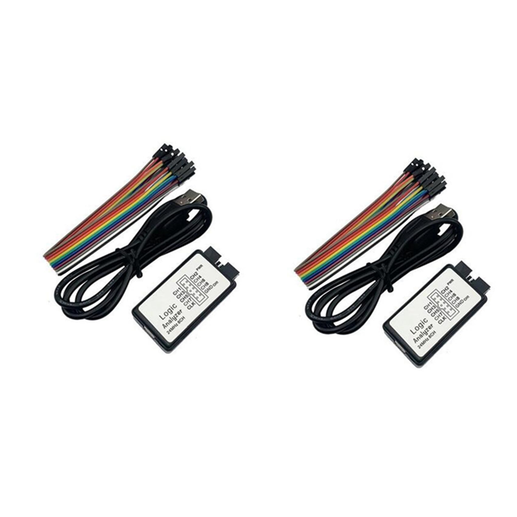 20 Juegos de Analizador Lógico USB 24MHz 8 Canales 24M/Segundos Depurador de Analizador Lógico para FPGA Analizador Lógico Lógico 24M 8CH