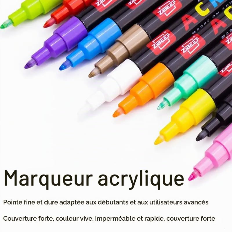 Ensemble de marqueurs d'art à pointe fine de 120 couleurs, séchage rapide en plastique de couleurs mélangées, marqueur professionnel pour esquisse graphique et illustration